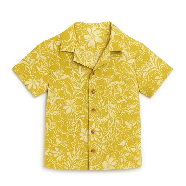 Yellow Bloom Printed Shirt
